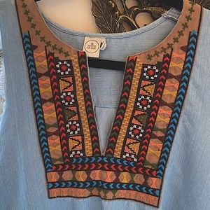 Tribal Jean Dress
